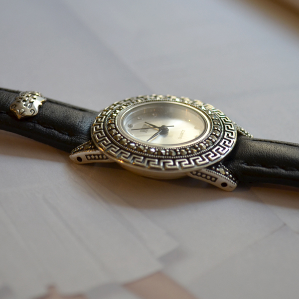 marcie leather watch